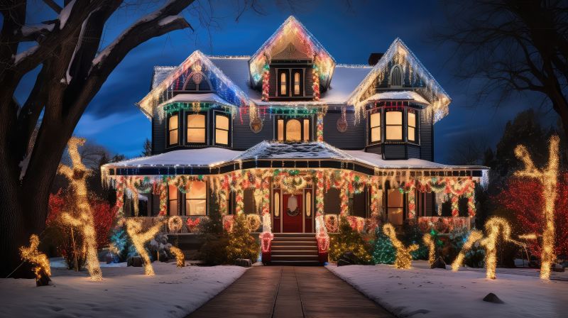 Christmas Lights Installation in Overland Park, KS