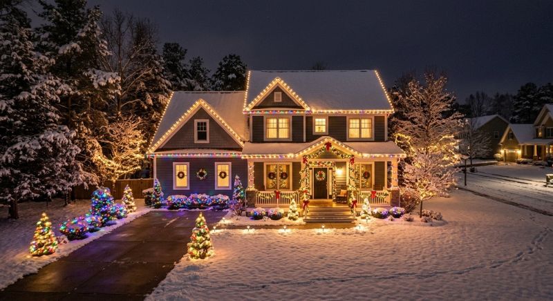 Holiday Lights Installation in Overland Park, KS
