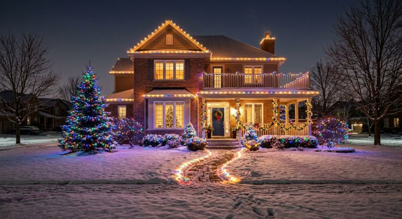 Christmas Lights Installation in Alpharetta, GA