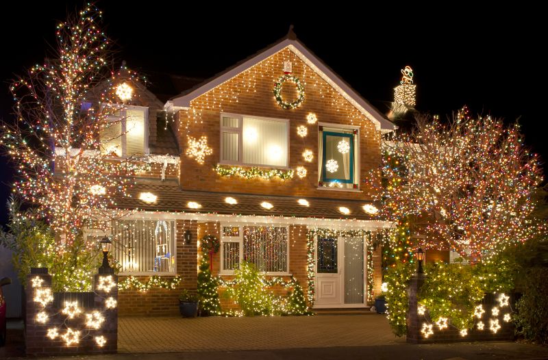 Holiday Lights Hanging