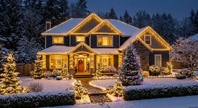 Seasonal Lights Installation in Olathe, KS